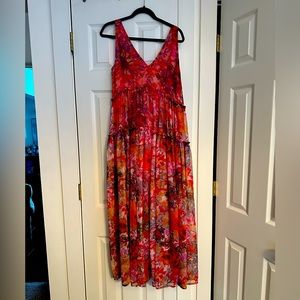 Boho floral dress